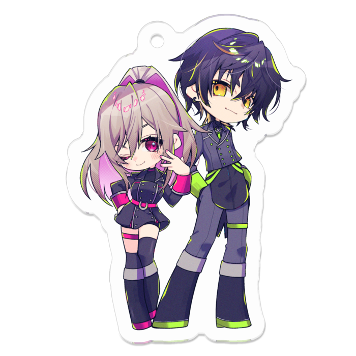 アクリルキーホルダー - 50 x 50 (mm)