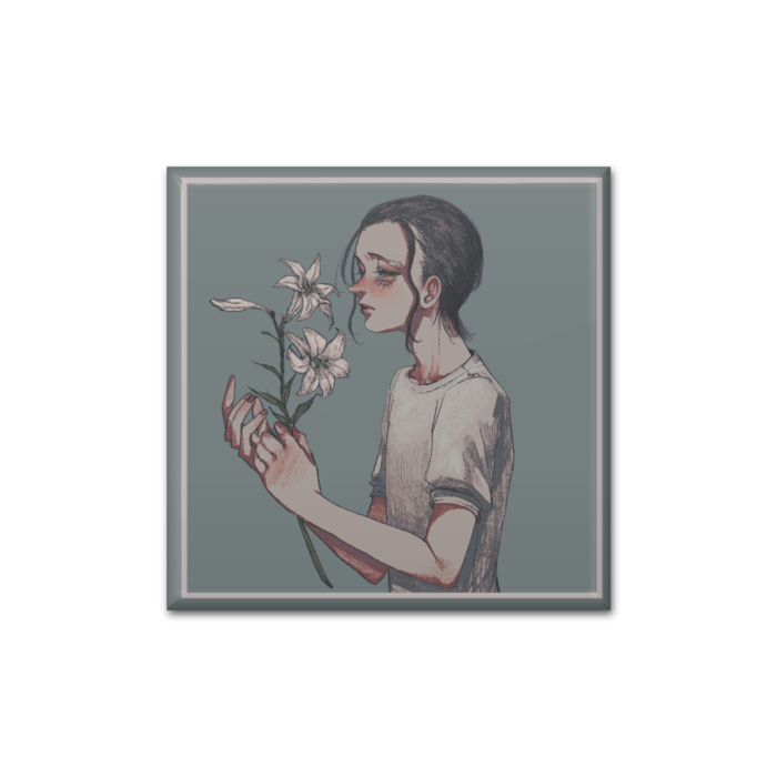 缶バッジ - 四角形 40 mm