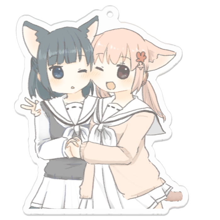 アクリルキーホルダー - 70 x 70 (mm)