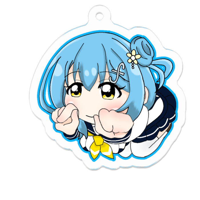 アクリルキーホルダー - 50 x 50 (mm)