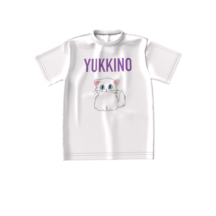 ビッグシルエットTシャツ - S - 両面 - 紫文字
