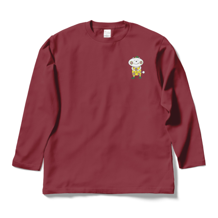 ロングスリーブTシャツ - L - バーガンディ