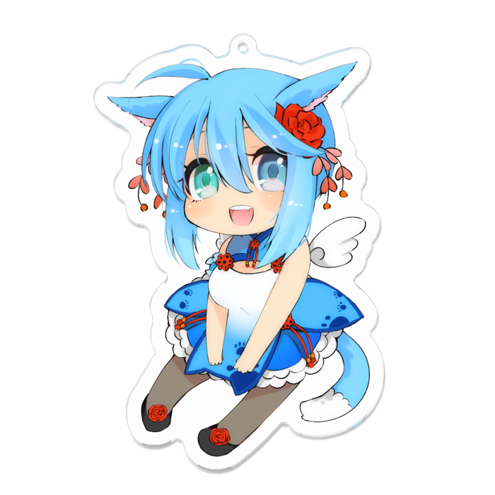 アクリルキーホルダー - 100 x 100 (mm)