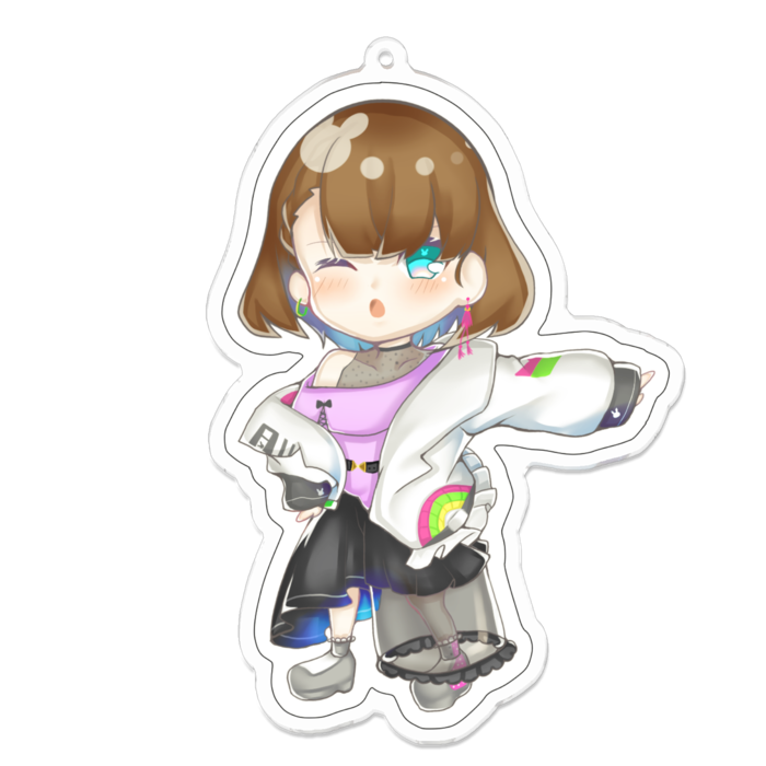 アクリルキーホルダー - 100 x 100 (mm)