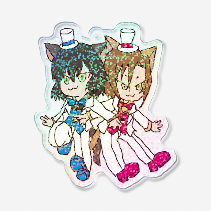 70 × 70mm - グリット   記念坊にゃ達