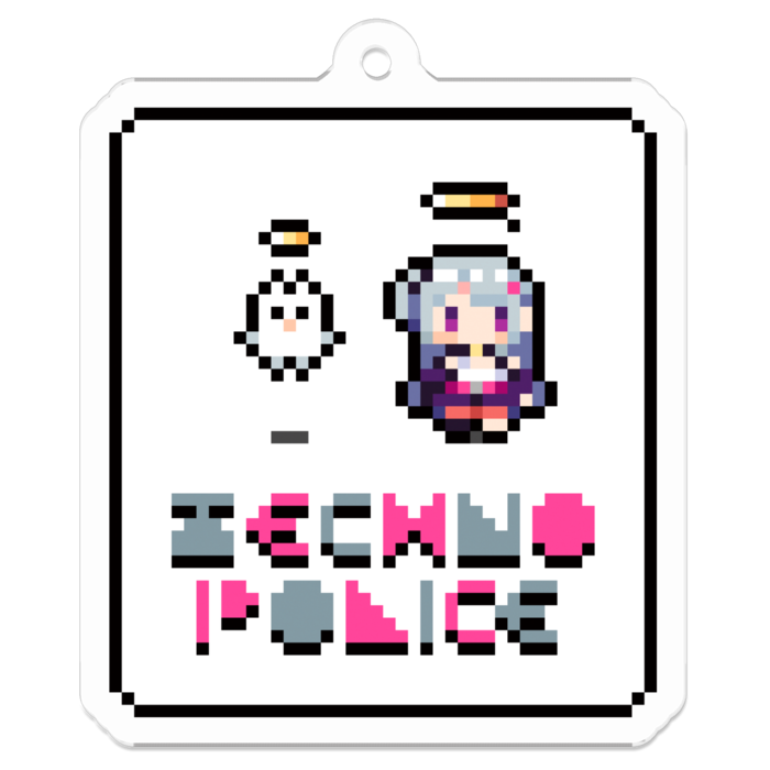 アクリルキーホルダー - 50 x 50 (mm)