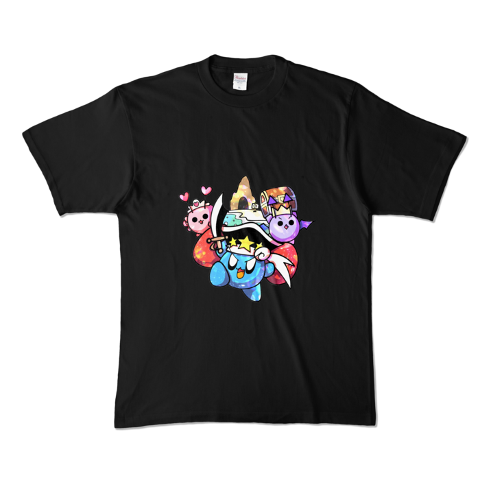 カラーTシャツ - XL - ブラック (濃色)