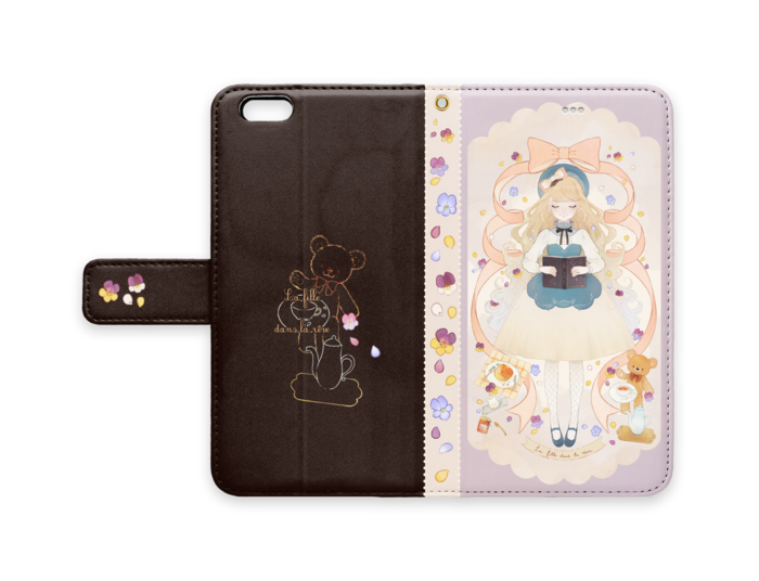 手帳型iPhoneケース - iPhone 6 Plus / 6s Plus - ストラップ穴 あり