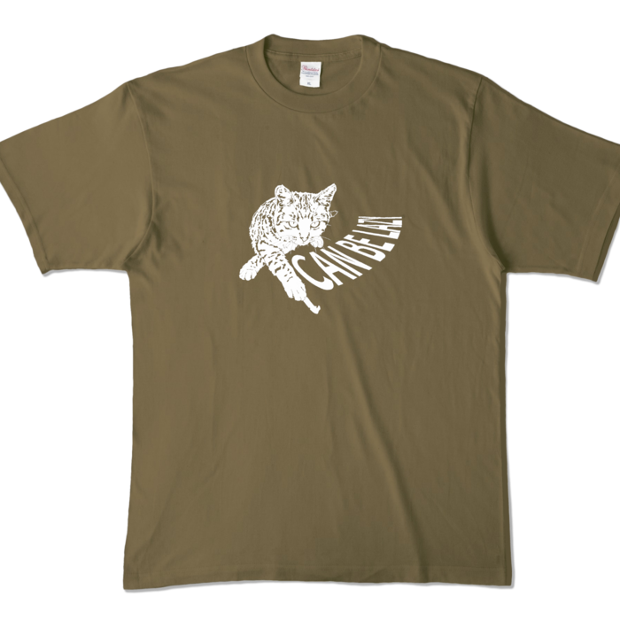 カラーTシャツ - XL - オリーブ (濃色)