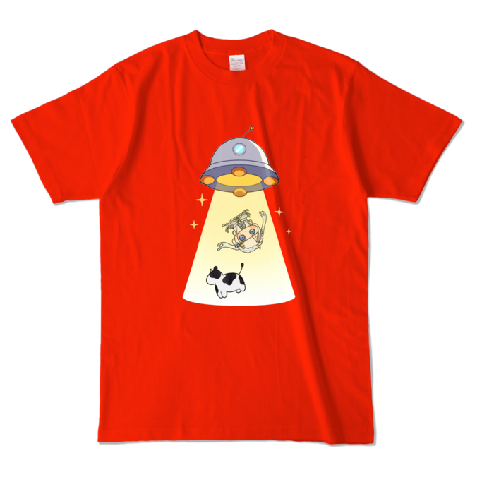 カラーTシャツ - L - レッド (濃色)