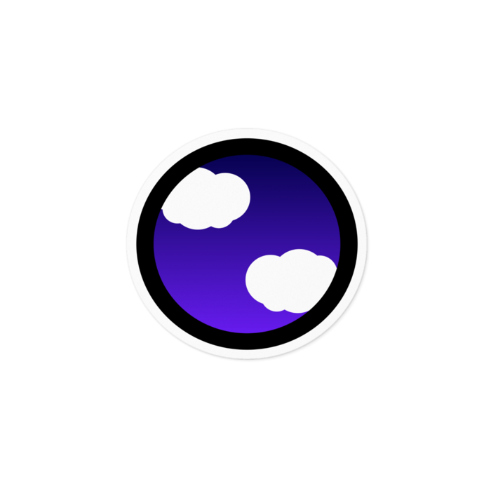 夜空【A】性別記号ステッカー