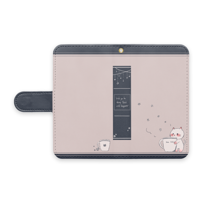 手帳型Androidケース - S - ストラップ穴 あり