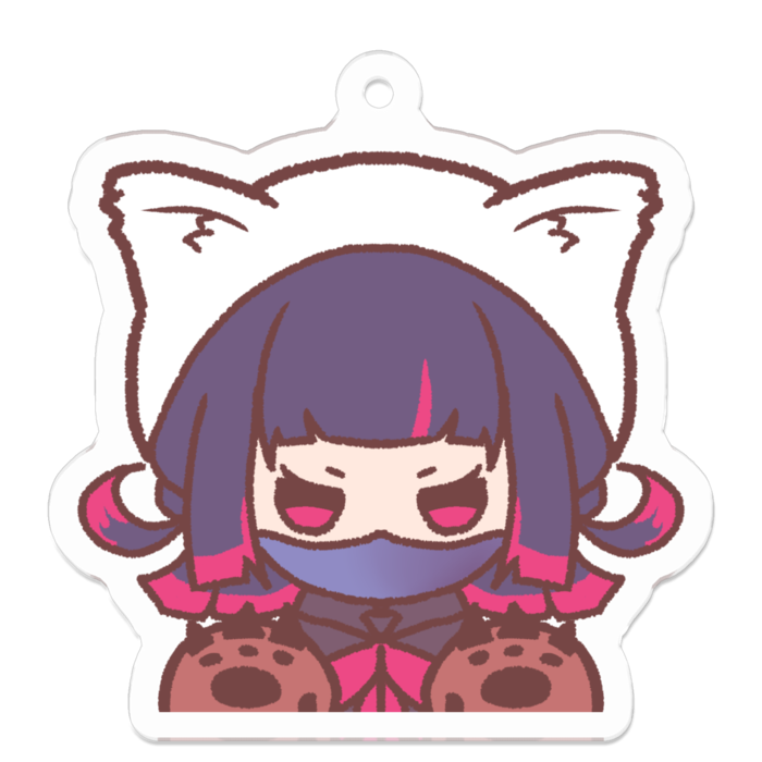 アクリルキーホルダー - 50 x 50 (mm)