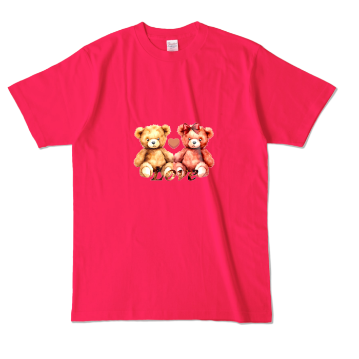 カラーTシャツ - L - ホットピンク (濃色)