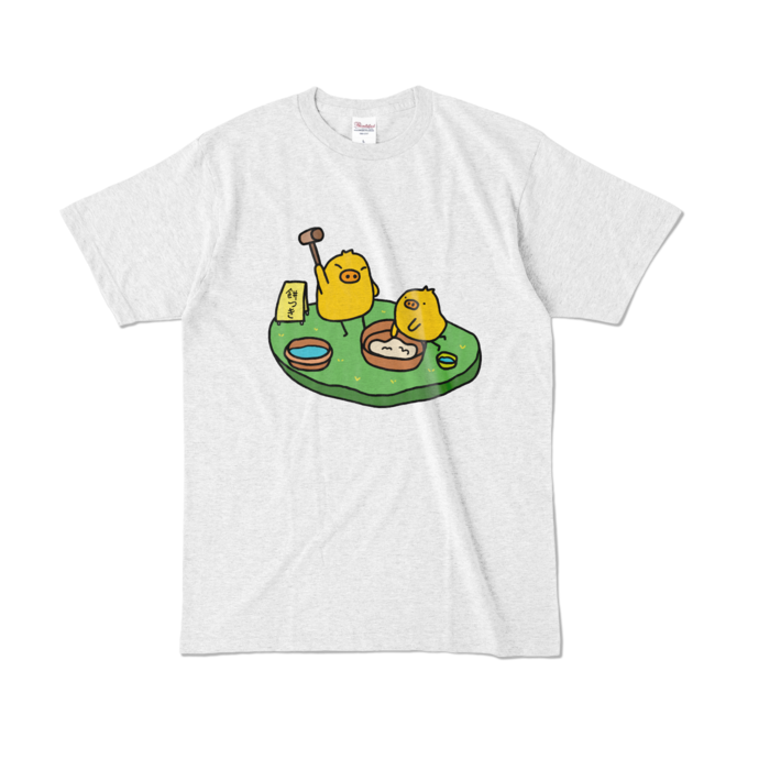 カラーTシャツ - L - アッシュ (淡色)