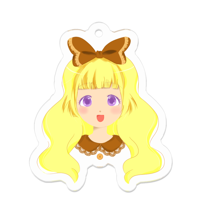 アクリルキーホルダー - 50 x 50 (mm)