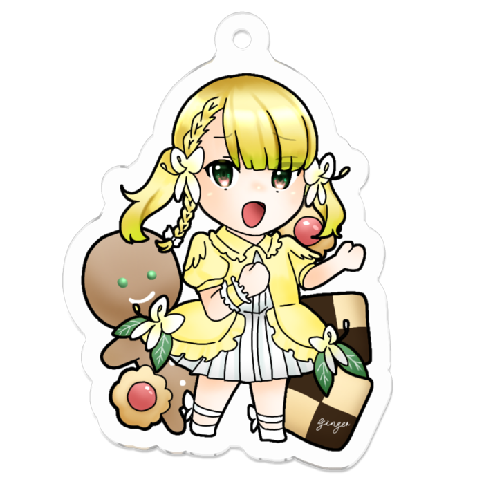 アクリルキーホルダー - 50 x 50 (mm)