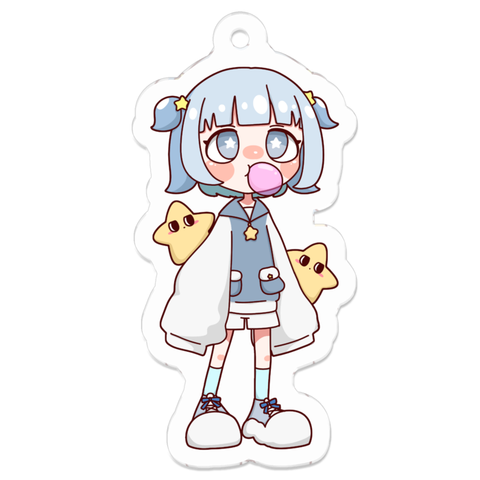 アクリルキーホルダー - 50 x 50 (mm)