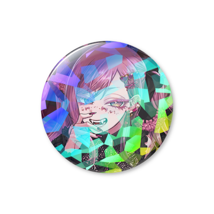 ホログラム缶バッジ - 56mm