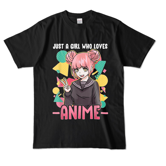 カラーTシャツ - L - ブラック (濃色)