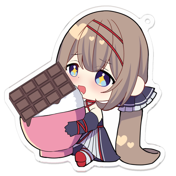 アクリルキーホルダー（コーティング） - 70 x 70 (mm)