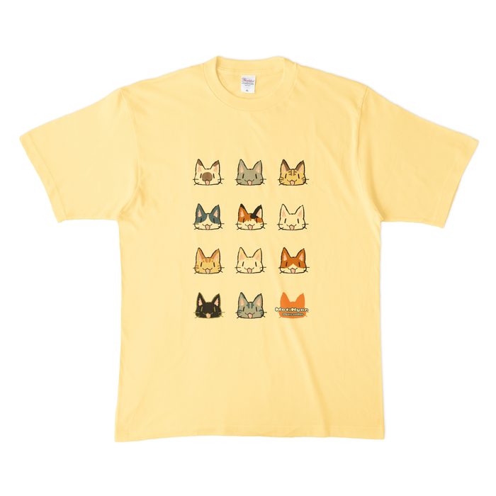 カラーTシャツ(淡色) - XL - ライトイエロー