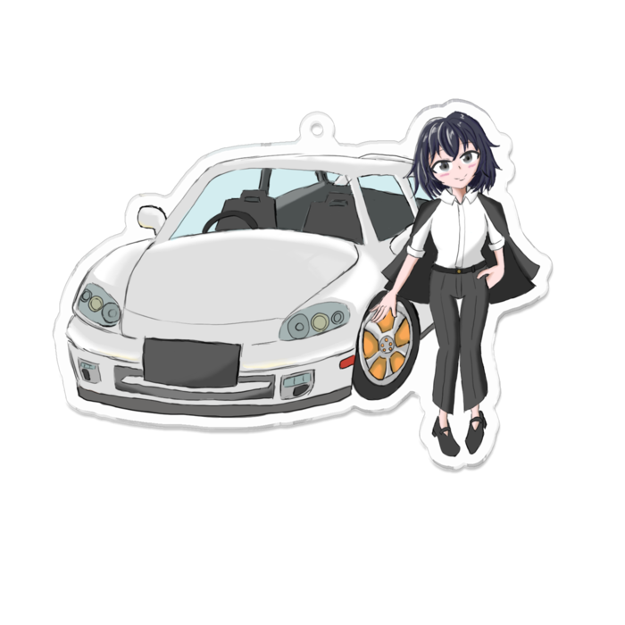 アクリルキーホルダー - 100 x 100 (mm)