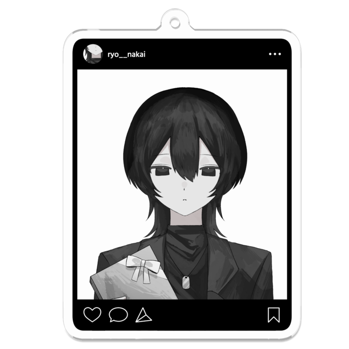 アクリルキーホルダー - 70 x 70 (mm)