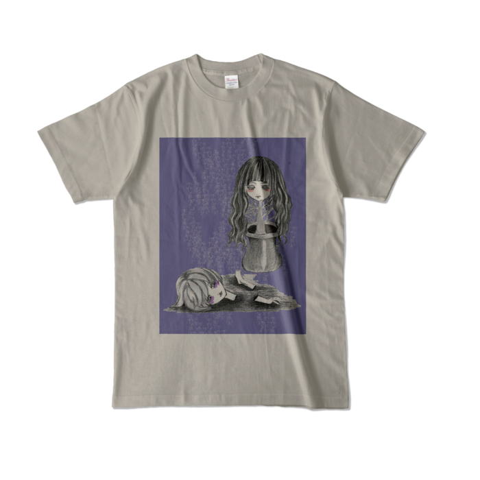 カラーTシャツ - L - シルバーグレー (淡色)