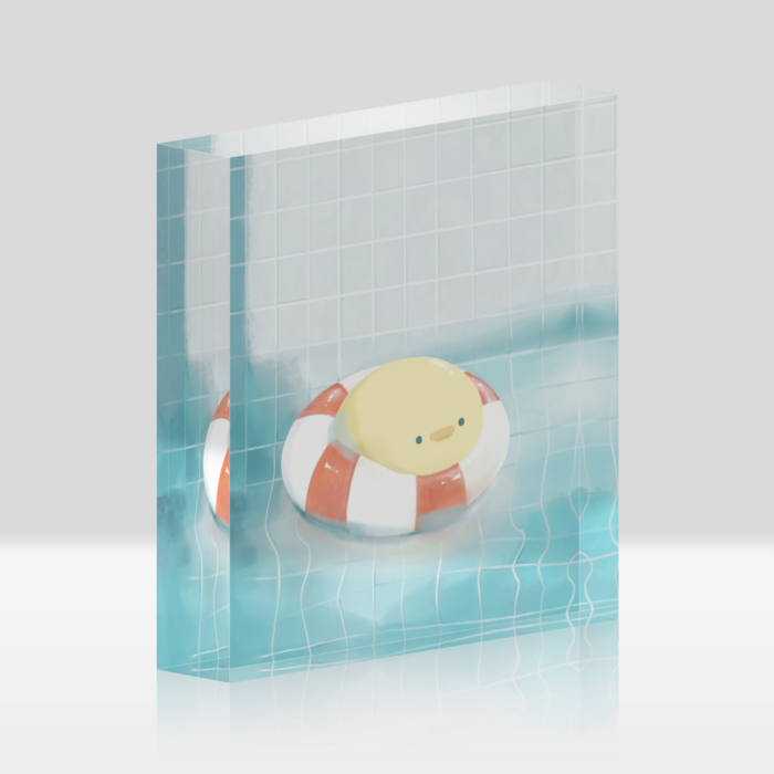 アクリルブロック - 100x100mm