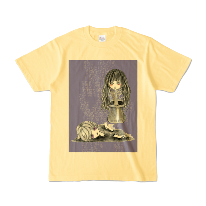 カラーTシャツ - S - ライトイエロー (淡色)