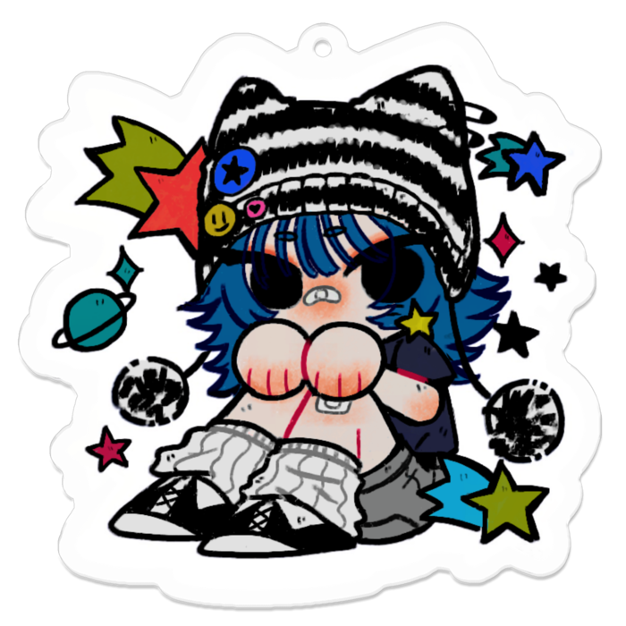 アクリルキーホルダー - 70 x 70 (mm)(1)