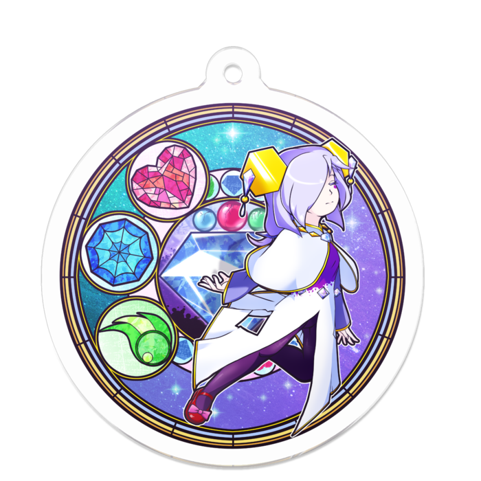 アクリルキーホルダー - 50 x 50 (mm)
