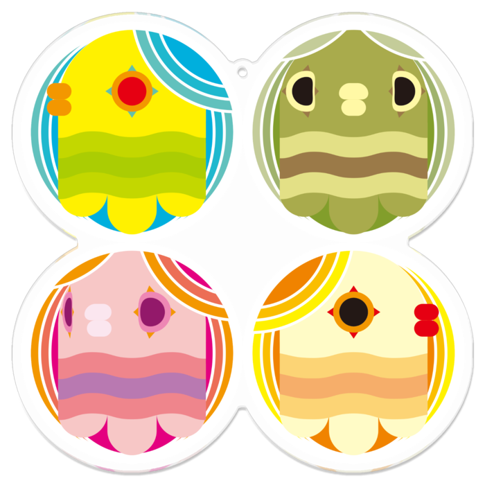 アクリルキーホルダー - 100 x 100 (mm)