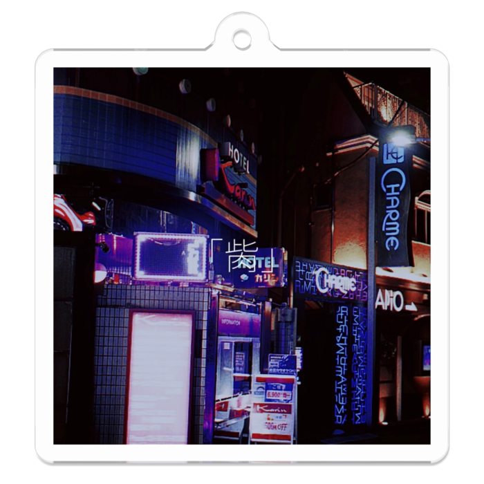 アクリルキーホルダー - 50 x 50 (mm)