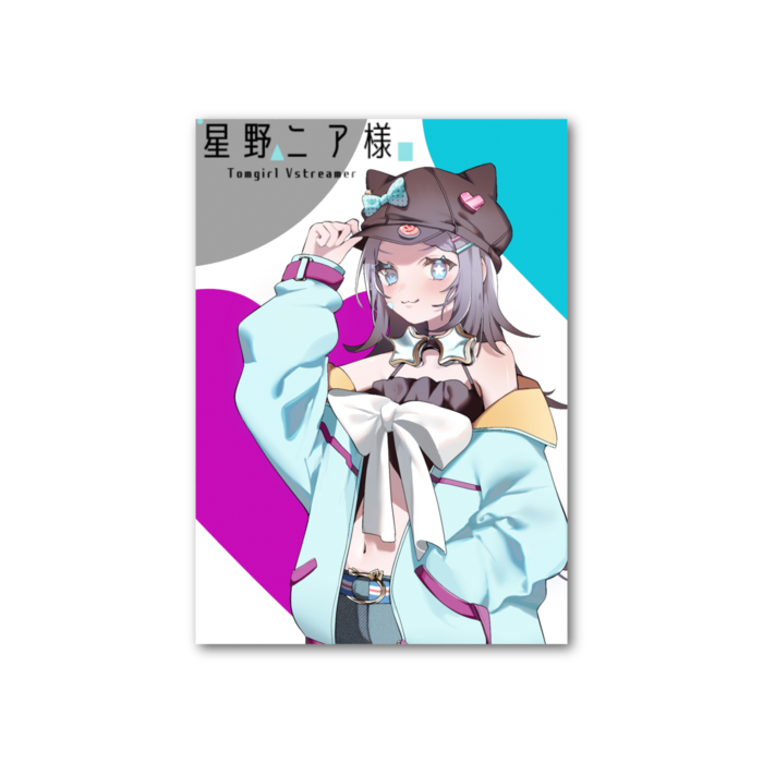 フォト風カード - 縦 - 片面