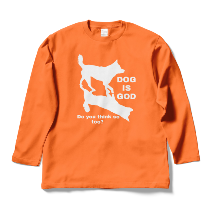 ロングスリーブTシャツ - L - オレンジ