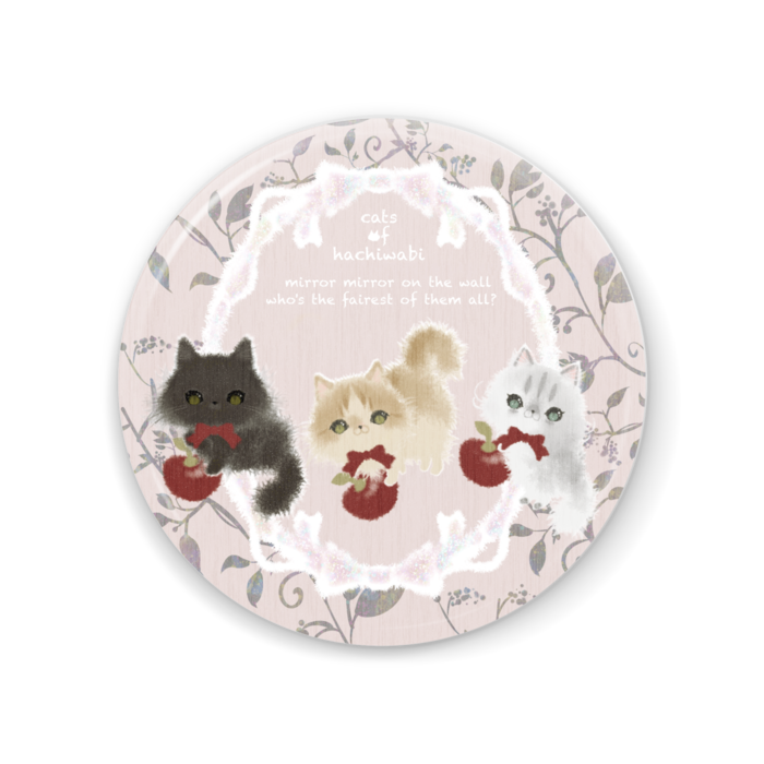 缶ミラー - 56mmピンク