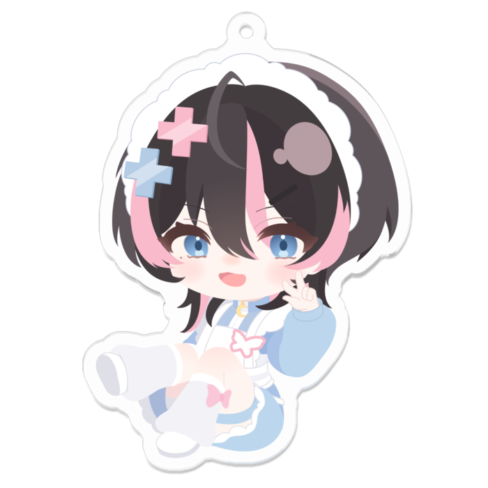 アクリルキーホルダー（コーティング） - 70 x 70 (mm)