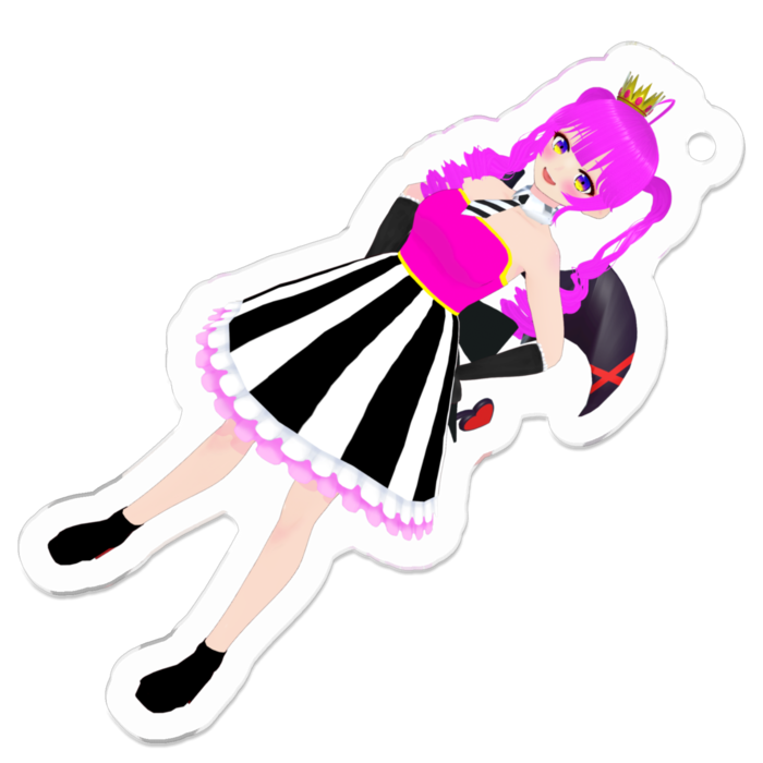アクリルキーホルダー（コーティング） - 50 x 50 (mm)