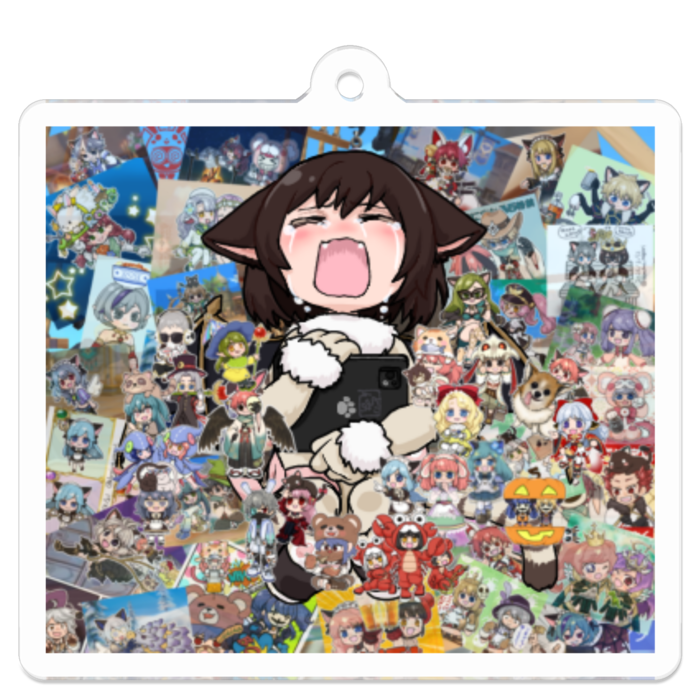 アクリルキーホルダー - 50 x 50 (mm)(68)