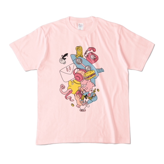 カラーTシャツ - M - ライトピンク (淡色)