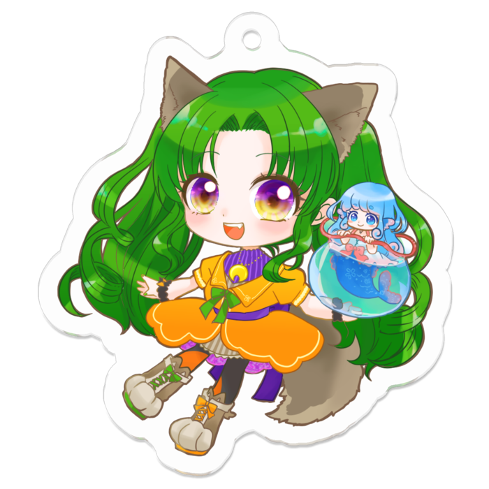アクリルキーホルダー - 50 x 50 (mm)