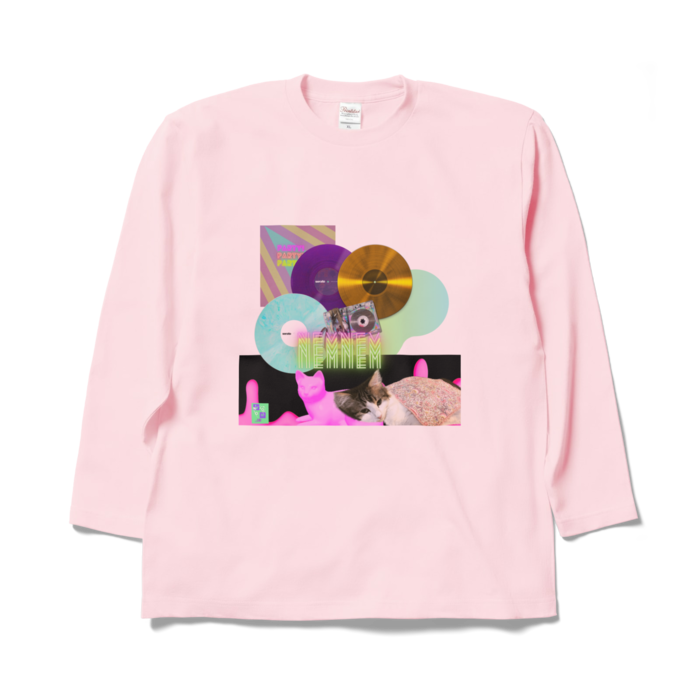 ロングスリーブTシャツ - XL - ライトピンク