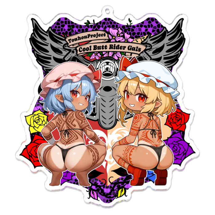 アクリルキーホルダー - 100 x 100 (mm)