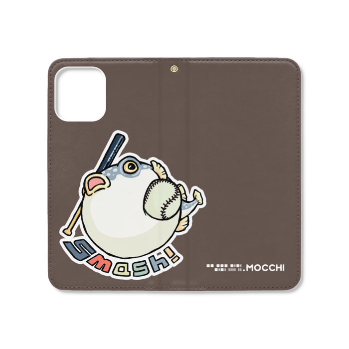 手帳型iPhoneケース(ベルトなし) - iPhone12 ProMax - ストラップ穴 あり