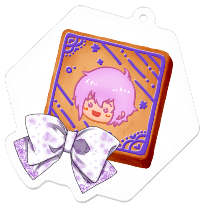 アクリルキーホルダー - 50 x 50 (mm)