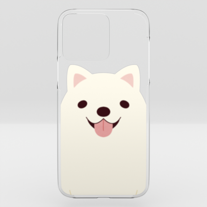クリアiPhoneケース サモエド iPhone 14ProMax
