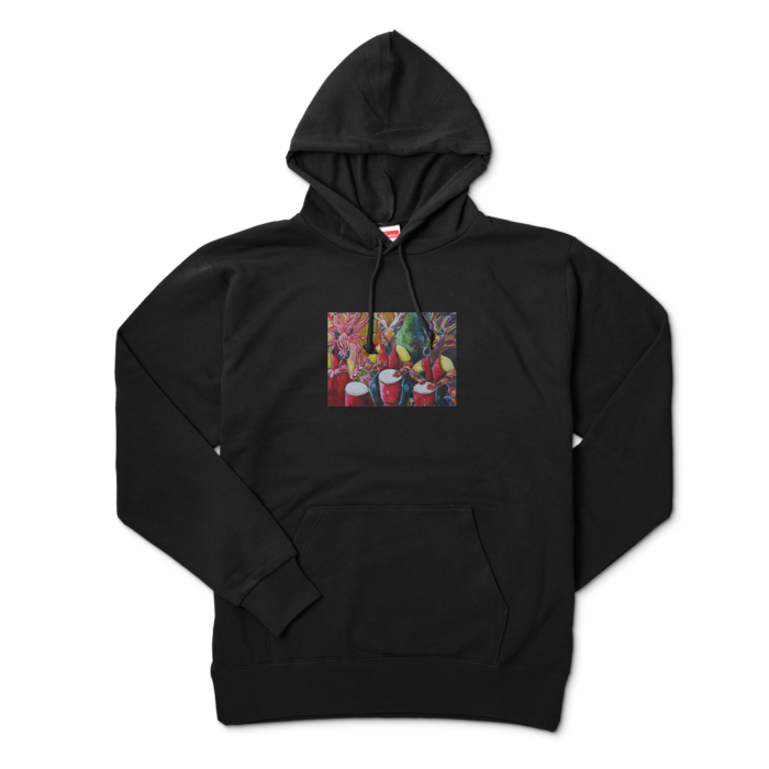 パーカー - XL - ブラック