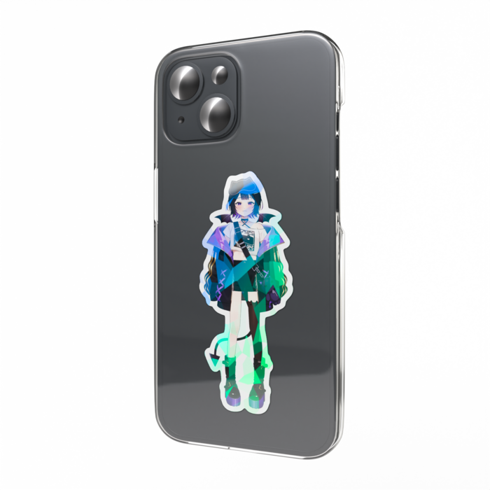 ホログラムスマホステッカー - 縦